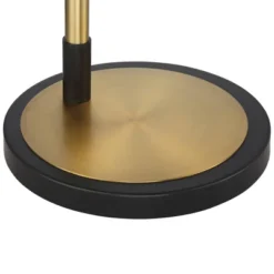 Possini Euro Design Modern Arc Floor Lamp 66" Tall Warm Gold Matte Black 4-Light Frosted Rain Pattern Glass For Living Room House -Possini Euro Design GUEST cc1f73f5 3682 4bfb 8441 76e601c79342