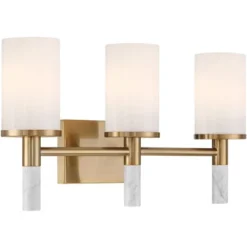 Possini Euro Design Lucius 21 3/4" High Modern 3 Light Bathroom Vanity Wall Lamp Light Fixture Mount Over The Sink Mirror Hardwired Soft Gold 15 Possini Euro Design Lucius 21 3/4" High Modern 3 Light Bathroom Vanity Wall Lamp Light Fixture Mount Over The Sink Mirror Hardwired Soft Gold -Possini Euro Design GUEST cd27a44b 15d8 4668 b7ae f5ecc4c52c41