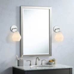 Possini Euro Design Possini Euro Grace 10 3/4" High Chrome Wall Sconce -Possini Euro Design GUEST ce7b8a55 ca45 4e1f 962f be3289b330ea