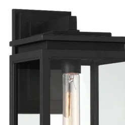 Possini Euro Design Atkins 21 1/4" High Modern Outdoor Wall Light Fixture Mount Porch House Weatherproof Matte Black Die Cast Metal Clear Glass Shade 13 Possini Euro Design Atkins 21 1/4" High Modern Outdoor Wall Light Fixture Mount Porch House Weatherproof Matte Black Die Cast Metal Clear Glass Shade -Possini Euro Design GUEST d141eaf3 52ef 4445 bcff 1d799a7eaf03