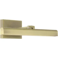 Possini Euro Design Henry 17" High Modern Picture Wall Lamp Light Fixture Mount Living Room Indoor Hallway Entry-way LED Hardwired Gold Antique Brass -Possini Euro Design GUEST d1b87ec2 6d08 4e3e 923d 8a61781256f3