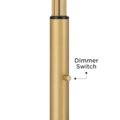 Possini Euro Design Infini Mid Century Modern 78" Tall Standing Floor Lamp Large Arc 5-Light Adjustable Gold Marble Brushed Brass Finish Living Room -Possini Euro Design GUEST d58a9d3a e25b 4aa2 9ee0 ef5e569284b6