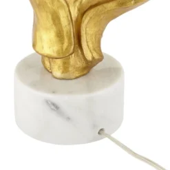 Possini Euro Design Hera Modern Vintage Glam Table Lamp 31" Tall Sculptural Rose Gold White Shade Bedroom Living Room Bedside Nightstand Office Kids -Possini Euro Design GUEST d5966400 eec3 4478 aadc 8978bf413933