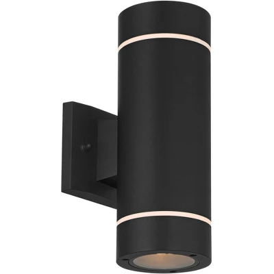 Possini Euro Design Wynnsboro 12" High Modern Outdoor Wall Light Fixture Mount Porch House Exterior Up/Down Set Of 2 Weatherproof Black Aluminum 7 Possini Euro Design Wynnsboro 12" High Modern Outdoor Wall Light Fixture Mount Porch House Exterior Up/Down Set Of 2 Weatherproof Black Aluminum - Image 5