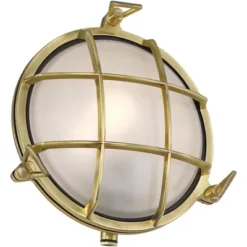 Possini Euro Design Possini Euro Anjali 10" High Brass Bulkhead Wall Sconce 14 Possini Euro Design Possini Euro Anjali 10" High Brass Bulkhead Wall Sconce -Possini Euro Design GUEST da590b38 3413 46a5 8544 13837c8b6d26 1