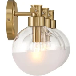 Possini Euro Design Possini Euro Leggio 27" Wide Warm Brass 3-Light Bath Light 12 Possini Euro Design Possini Euro Leggio 27" Wide Warm Brass 3-Light Bath Light -Possini Euro Design GUEST dbf3d4bc da4c 4911 b1e5 eb8e90d27a27