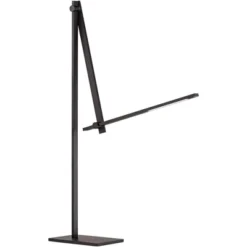 Possini Euro Design Barrett Modern Floor Lamp 53" Tall Anodized Black Metal LED Adjustable Touch On Off For Living Room Reading Bedroom Office House -Possini Euro Design GUEST dce37632 daea 44a9 aaeb 7d085fecc4e0