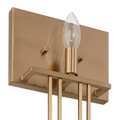 Possini Euro Design Possini Euro Siobhan 16" High Gold And White Wall Sconce 6 Possini Euro Design Possini Euro Siobhan 16" High Gold And White Wall Sconce - Image 4