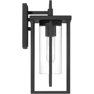 Possini Euro Design Raynor 13 1/2" High Modern Outdoor Wall Barn Light Fixture Mount Porch House Weatherproof Sand Black Aluminum Clear Glass Shade 9 Possini Euro Design Raynor 13 1/2" High Modern Outdoor Wall Barn Light Fixture Mount Porch House Weatherproof Sand Black Aluminum Clear Glass Shade - Image 7