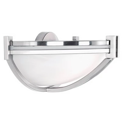 Possini Euro Design Solara Modern Wall Light Sconce Brushed Nickel 13 3/4" Fixture Marbleized Glass For Bedroom Bathroom Vanity Reading Living Room 10 Possini Euro Design Solara Modern Wall Light Sconce Brushed Nickel 13 3/4" Fixture Marbleized Glass For Bedroom Bathroom Vanity Reading Living Room - Image 8