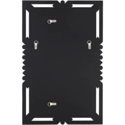 Possini Euro Design Clafia Rectangular Vanity Wall Mirror Modern Beveled Edge Clear Diamond Mirrored Frame 26" Wide For Bathroom Bedroom Living Room -Possini Euro Design GUEST e1870f6c bdff 4701 9a5c 8b2ea0e60678