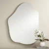 Possini Euro Design Casper Decorative Wall Mirror Modern Abstract Silver Frameless 29 1/2" Wide Bedroom Living Room Home House -Possini Euro Design GUEST e439bd14 3309 4afc 96fb 360ab9971753