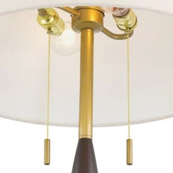 Possini Euro Design Carillo Modern 68" Tall Standing Floor Lamp Pull Chain Espresso Brown Gold Wood Living Room Bedroom House Reading Office -Possini Euro Design GUEST e586a2b0 ddc9 49c9 b0bc b67d11d54427