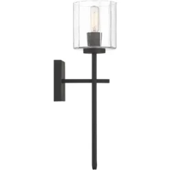 Possini Euro Design Possini Euro Katrina 17 1/2" High Black Wall Sconce 16 Possini Euro Design Possini Euro Katrina 17 1/2" High Black Wall Sconce -Possini Euro Design GUEST e62e6411 1846 4b8c a1cb 8a3aa8c0d077 1