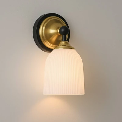 Possini Euro Design Possini Euro Zaragoza 9 1/2" High Gold And Black Wall Sconce 3 Possini Euro Design Possini Euro Zaragoza 9 1/2" High Gold And Black Wall Sconce
