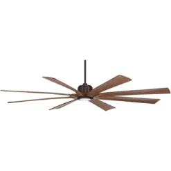 80" Possini Euro Design Defender Modern Indoor Outdoor Ceiling Fan With Dimmable LED Light Remote Oil Rubbed Bronze Koa Damp Rated For Patio Exterior -Possini Euro Design GUEST e83c68b5 1452 43dc a884 a4fd9e95bf37