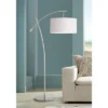 Possini Euro Design Modern Arc Floor Lamp 69" Tall Brushed Steel Adjustable Boom Off White Linen Drum Shade For Living Room Reading Office 1 Possini Euro Design Modern Arc Floor Lamp 69" Tall Brushed Steel Adjustable Boom Off White Linen Drum Shade For Living Room Reading Office -Possini Euro Design GUEST e86dfc42 70e8 4eb6 b149 ce4dcbe4a5f5