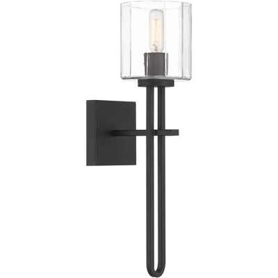 Possini Euro Design Possini Euro Katrina 17 1/2" High Black Wall Sconce 7 Possini Euro Design Possini Euro Katrina 17 1/2" High Black Wall Sconce - Image 5