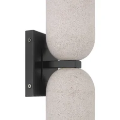 Possini Euro Design Possini Euro Olethra 15"H Cement 2-Light LED Wall Sconce Set Of 2 17 Possini Euro Design Possini Euro Olethra 15"H Cement 2-Light LED Wall Sconce Set Of 2 -Possini Euro Design GUEST efe10000 d25b 4751 8d23 7985fd45159f 1