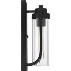 Possini Euro Design Bogata Modern Outdoor Wall Light Fixture Textured Black 15 1/2" Clear Ribbed Glass For Post Exterior Barn Deck House Porch Yard 13 Possini Euro Design Bogata Modern Outdoor Wall Light Fixture Textured Black 15 1/2" Clear Ribbed Glass For Post Exterior Barn Deck House Porch Yard -Possini Euro Design GUEST f0145b65 4c82 4212 a915 143f48d3ef80