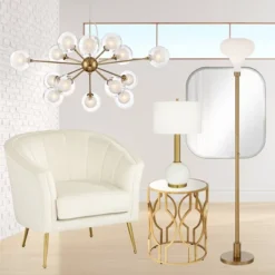 Possini Euro Design Spheres Antique Brass Chandelier 30" Wide Mid Century Modern Sputnik Glass Shade 15-Light Fixture For Dining Room Kitchen Island 17 Possini Euro Design Spheres Antique Brass Chandelier 30" Wide Mid Century Modern Sputnik Glass Shade 15-Light Fixture For Dining Room Kitchen Island -Possini Euro Design GUEST f131dd73 bac9 45c5 b238 e3ca68c2d923