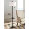 Possini Euro Design Valet Modern 66 1/2" Tall Standing Floor Lamp Tray Table USB Port Pull Chain Bronze Metal Living Room Charging Bedroom House -Possini Euro Design GUEST f18f2cfc bf5d 43e7 8adf 4bbeb1805bb6
