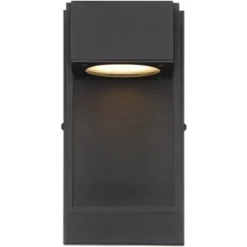 Possini Euro Design Pavel Modern Outdoor Wall Light Fixture Textured Black LED 9 1/2" For Post Exterior Barn Deck House Porch Yard Posts Patio Home -Possini Euro Design GUEST f3abf658 9742 49b8 88c4 808d451eb059