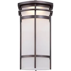 Possini Euro Design Theola Modern Outdoor Wall Light Fixture Bronze LED 16 1/4" Etched Glass Shade For Post Exterior Barn Deck House Porch Yard Patio 10 Possini Euro Design Theola Modern Outdoor Wall Light Fixture Bronze LED 16 1/4" Etched Glass Shade For Post Exterior Barn Deck House Porch Yard Patio -Possini Euro Design GUEST f4136a51 58f1 4a66 86ef c7e33d1ff288