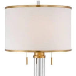 Possini Euro Design Cadence Modern Floor Lamp Standing 62" Tall Crystal Glass Column Satin Brass Linen Drum Shade For Living Room Bedroom Office House 12 Possini Euro Design Cadence Modern Floor Lamp Standing 62" Tall Crystal Glass Column Satin Brass Linen Drum Shade For Living Room Bedroom Office House -Possini Euro Design GUEST f4d9487e bd8e 4d4e ab08 6d302613901b 1