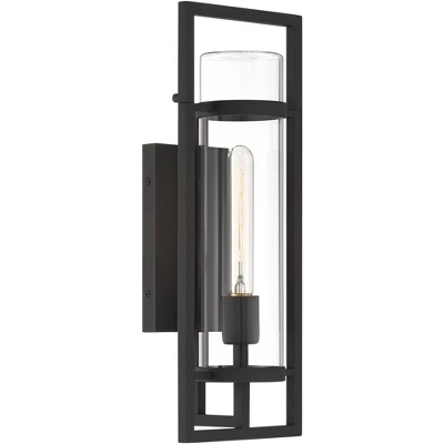 Possini Euro Design Possini Euro Castello 18"H Sand Black Marine Grade Outdoor Wall Light 8 Possini Euro Design Possini Euro Castello 18"H Sand Black Marine Grade Outdoor Wall Light - Image 6