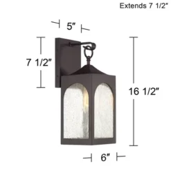Possini Euro Design Tyne Modern Outdoor Wall Light Fixture Bronze 16 1/2" Seedy Glass For Post Exterior Barn Deck House Porch Yard Posts Patio Home 13 Possini Euro Design Tyne Modern Outdoor Wall Light Fixture Bronze 16 1/2" Seedy Glass For Post Exterior Barn Deck House Porch Yard Posts Patio Home -Possini Euro Design GUEST f6946aff 7a43 4982 85c7 71bb496104e5