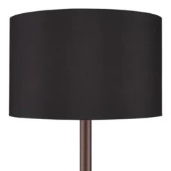 Possini Euro Design Meridian Modern 72" Tall Floor Lamp Oil Rubbed Bronze Metal Light Blaster LED Black Drum Shade For Living Room Bedroom -Possini Euro Design GUEST f837a178 dc9c 410b b086 1c01cfb36b7d