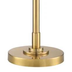 Possini Euro Design Kinsey Modern Torchiere Floor Lamp 72 1/2" Tall Brass Gold Metal Stone Pattern Crystal Glass Shade For Living Room Office House -Possini Euro Design GUEST f975e817 5162 4026 aa58 a21f6192a5c8