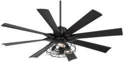 60" Possini Euro Design Modern Indoor Ceiling Fan With LED Light Remote Control Matte Black Cage For Living Room Kitchen House 15 60" Possini Euro Design Modern Indoor Ceiling Fan With LED Light Remote Control Matte Black Cage For Living Room Kitchen House -Possini Euro Design GUEST f9d14dea 5b7b 4453 9896 9fc18251c0e0