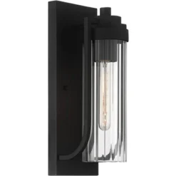 Possini Euro Design Bogata Modern Outdoor Wall Light Fixture Textured Black 15 1/2" Clear Ribbed Glass For Post Exterior Barn Deck House Porch Yard 12 Possini Euro Design Bogata Modern Outdoor Wall Light Fixture Textured Black 15 1/2" Clear Ribbed Glass For Post Exterior Barn Deck House Porch Yard -Possini Euro Design GUEST fb44b2d2 67b3 4d07 8f2f afbaa4fc7589