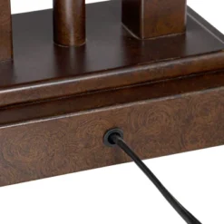 Possini Euro Design Possini Euro Deacon Bronze Gooseneck Lamps With USB And Outlet Set Of 2 -Possini Euro Design GUEST fcd1b0d9 a305 4267 a4f9 4bc9ccc87eab