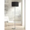 Possini Euro Design Meridian Modern 72" Tall Floor Lamp Brushed Nickel Metal Light Blaster LED Black Drum Shade For Living Room Bedroom -Possini Euro Design GUEST fd5e3ed5 5a32 4bb6 8ca1 4744dbaa06dc