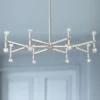 Possini Euro Design Marya Brushed Nickel Chandelier 37 3/4" Wide Modern 16-Light Fixture For Dining Room House Foyer Kitchen Island Entryway Bedroom -Possini Euro Design GUEST fde6ea75 df4e 47da 8d29 3b3704d524ad