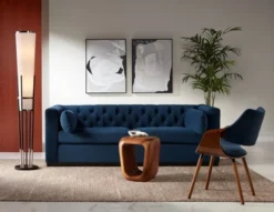 Possini Euro Design Flute Modern Torchiere Floor Lamp 64" Tall Satin Black Brushed Nickel White Linen Shade For Living Room Bedroom Office House Home -Possini Euro Design GUEST fdeba63a 6cda 4141 be9d 986f533c7eb2