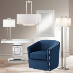 Possini Euro Design Sofija Rectangular Vanity Wall Mirror Modern Mirrored Glass Layered Frame 23 1/2" Wide For Bathroom Bedroom Living Room Entryway -Possini Euro Design GUEST fe25067f a19c 4e1c 829e 5d26bb3dff2f 2