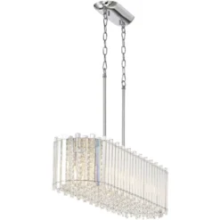 Possini Euro Design Mirabell Chrome Linear Island Pendant Chandelier 34" Wide Modern LED Clear Glass Crystal 6-Light Fixture For Dining Room Kitchen 14 Possini Euro Design Mirabell Chrome Linear Island Pendant Chandelier 34" Wide Modern LED Clear Glass Crystal 6-Light Fixture For Dining Room Kitchen -Possini Euro Design GUEST fe2cb9cb 5268 4869 82ca f5d9eeeaf3e7