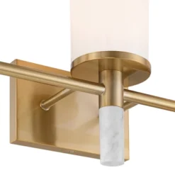 Possini Euro Design Lucius 21 3/4" High Modern 3 Light Bathroom Vanity Wall Lamp Light Fixture Mount Over The Sink Mirror Hardwired Soft Gold 11 Possini Euro Design Lucius 21 3/4" High Modern 3 Light Bathroom Vanity Wall Lamp Light Fixture Mount Over The Sink Mirror Hardwired Soft Gold -Possini Euro Design GUEST fe4a0d07 b060 41fb b01f eb0d93e60325